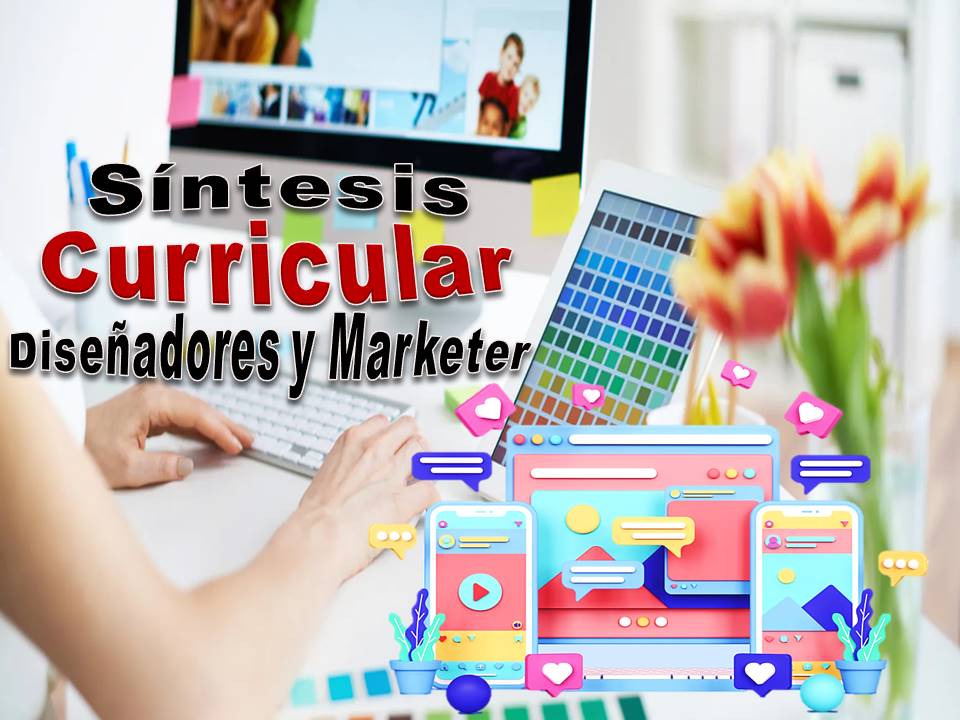Curriculum vitae para Diseñadores y Marketer -Mis 3DE SolChou