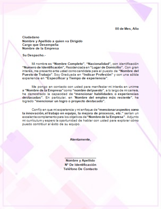 CARTA DE PRESENTACIÓN 3