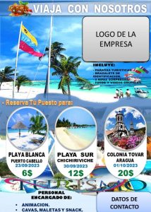 FLYER DE VIAJES DE TURISMOS 3 - Mis 3DE SolChou